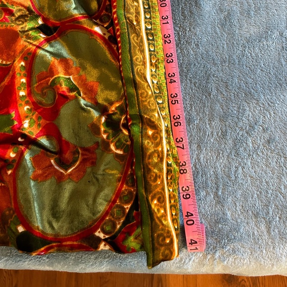 VINTAGE LANVIN velvet maxi-skirt - Picture 7 of 9